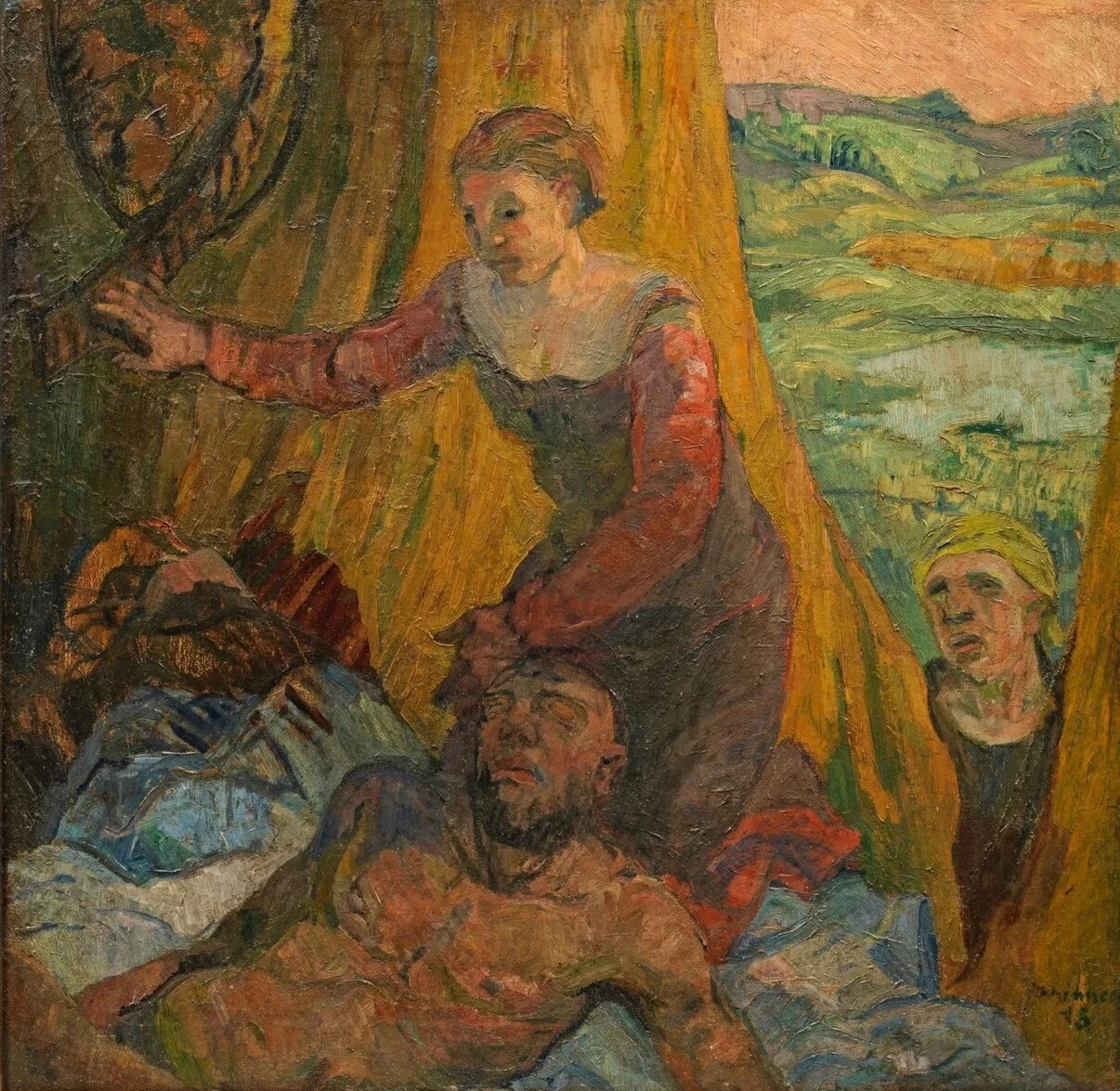 1876-Adolf Schinnerer - Sansone e Dalila, 1918
